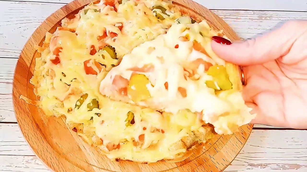 Рецепт оригінальної піци із хліба