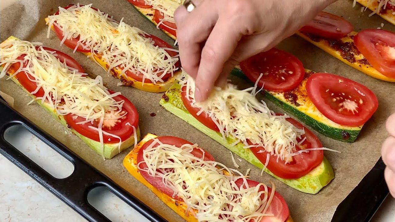 Рецепт запечених кабачків з сиром по-французьки