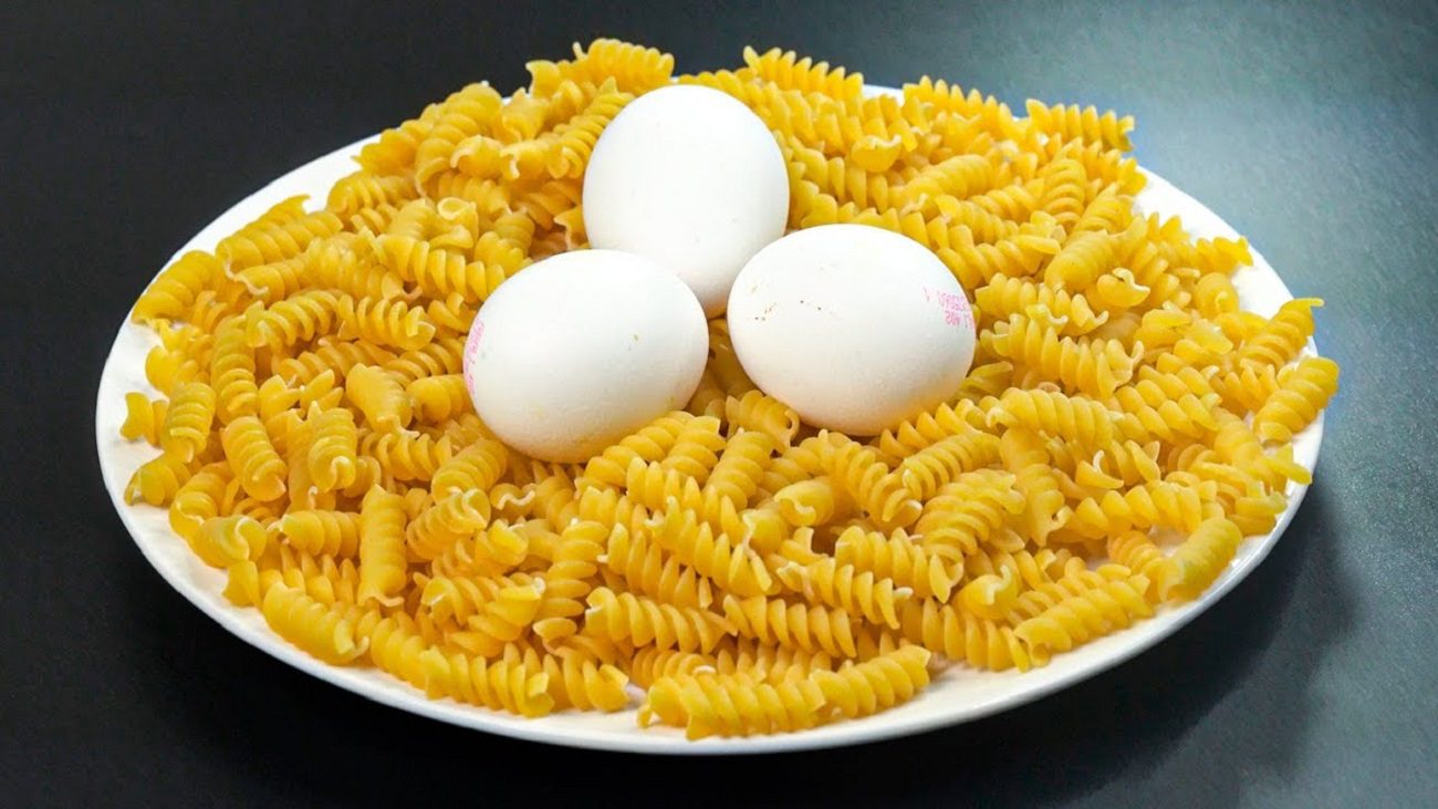 Рецепт швидкої і смачної запіканки з макаронами і яйцями