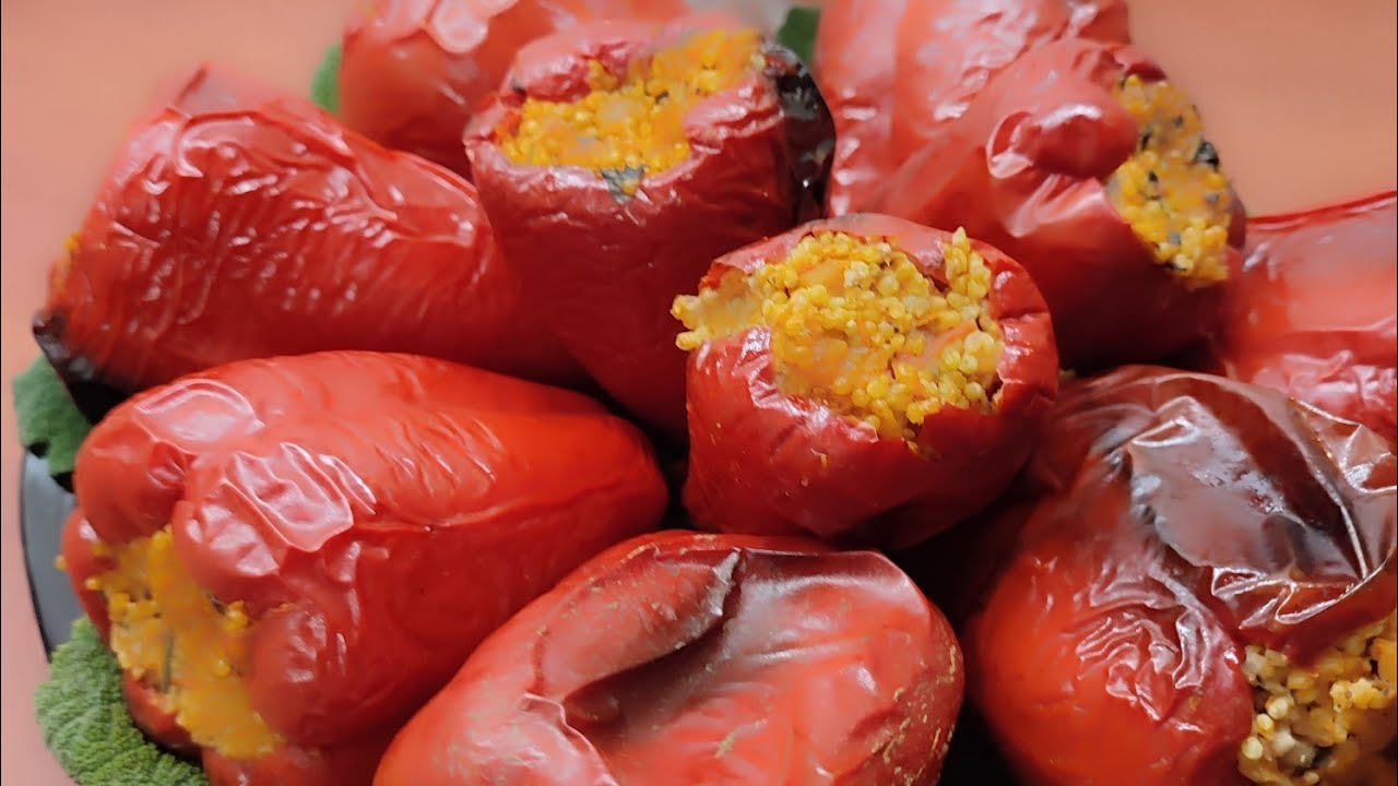 Рецепт фаршированого перцю із пшоном