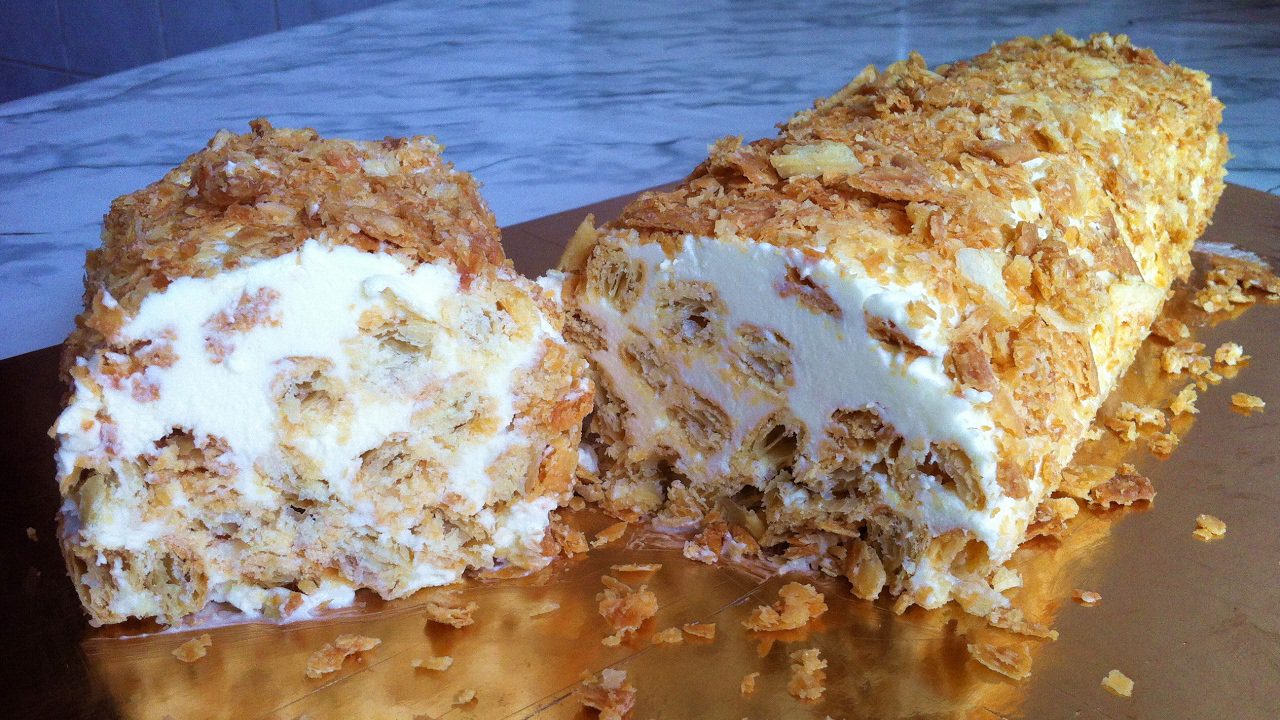 Рецепт торту із листкового тіста Поліно