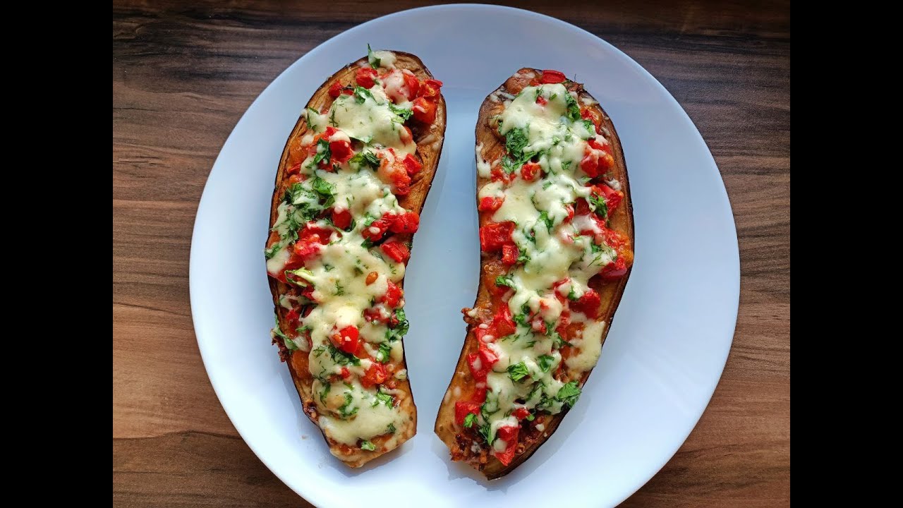 Рецепт баклажанів, запечених із сиром та помідорами