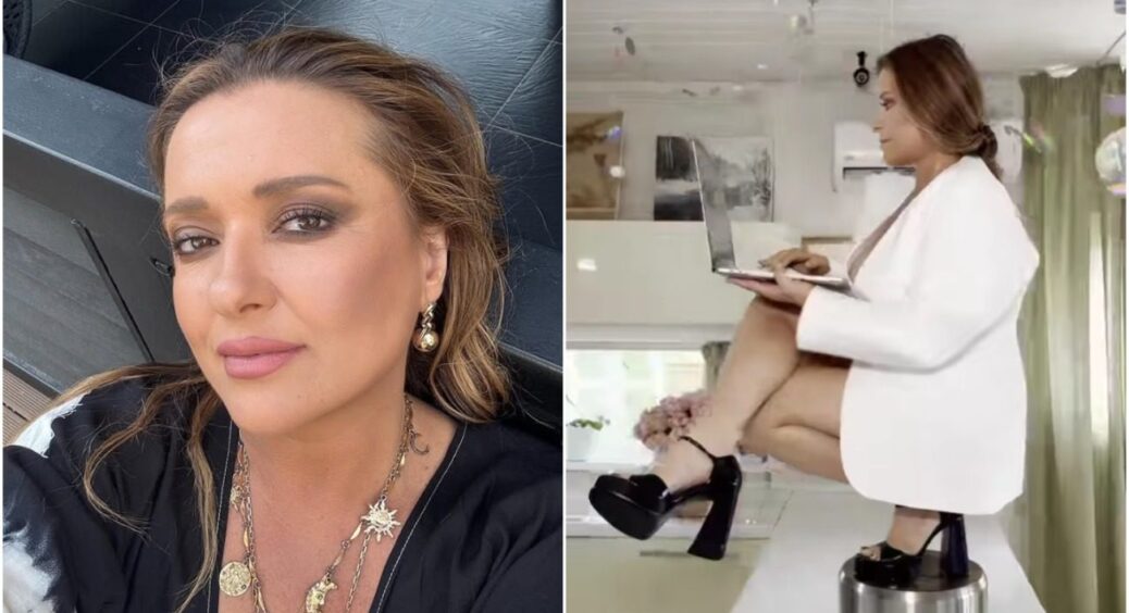 Залізла на кастрюлю у підборах: 50-річна Могилевська повторила ризикований трюк із TikTok 