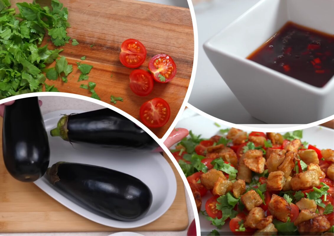 Кулінарка розповіла незвичайний рецепт салату з хрусткими баклажанами