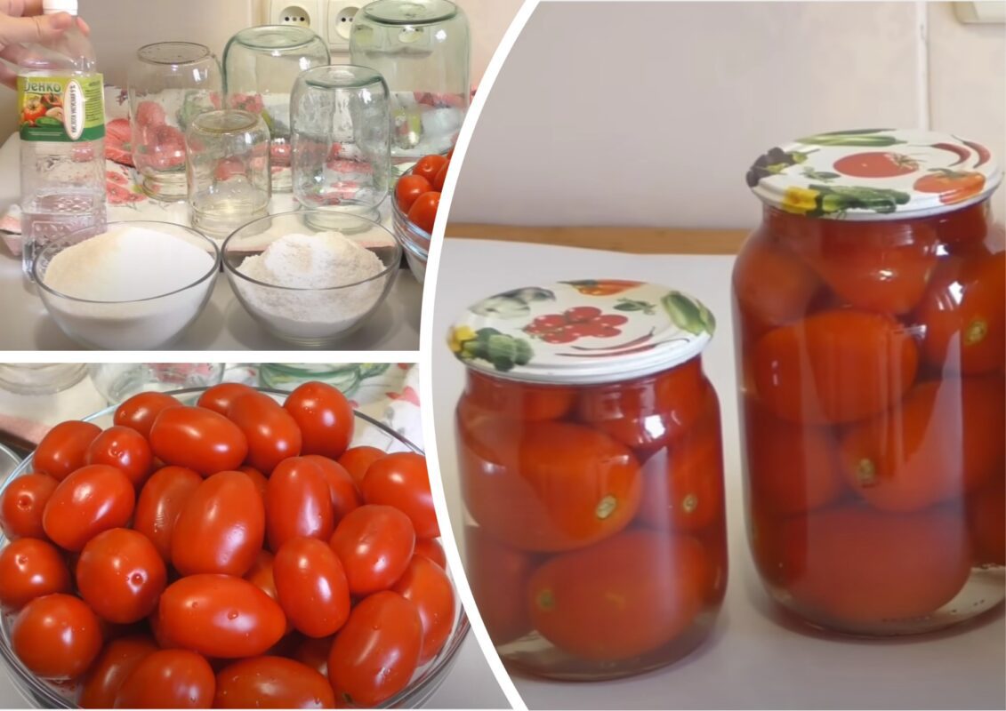 Кулінарка дала простий рецеп помідорів на зиму без зелені та прянощів