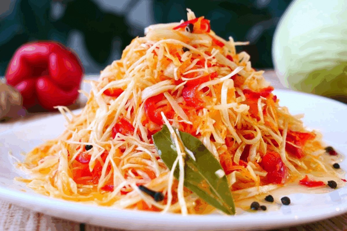 Смачні рецепти салатів з капусти на зиму