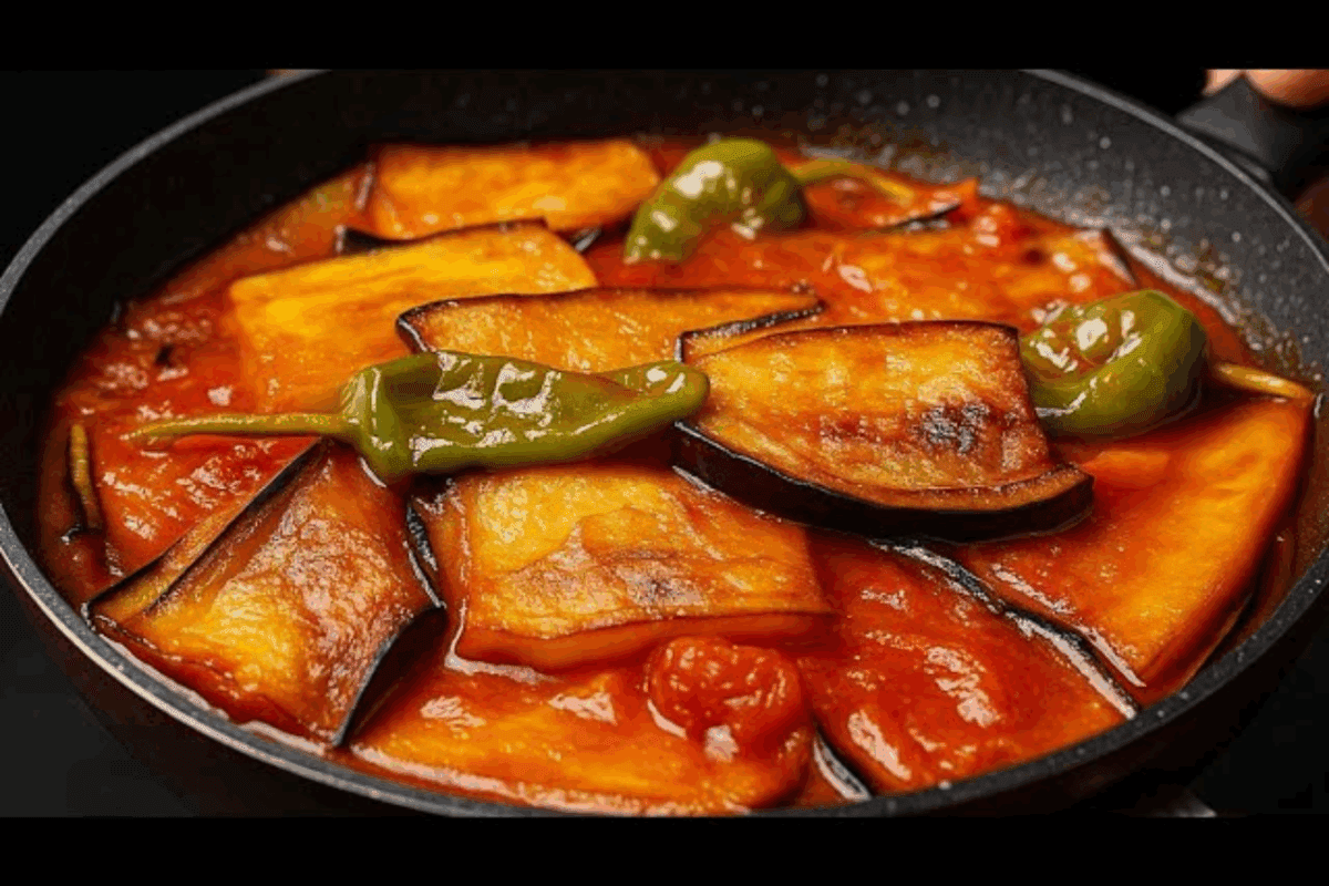 Рецепт баклажанної закуски з помідорами та солодким перцем