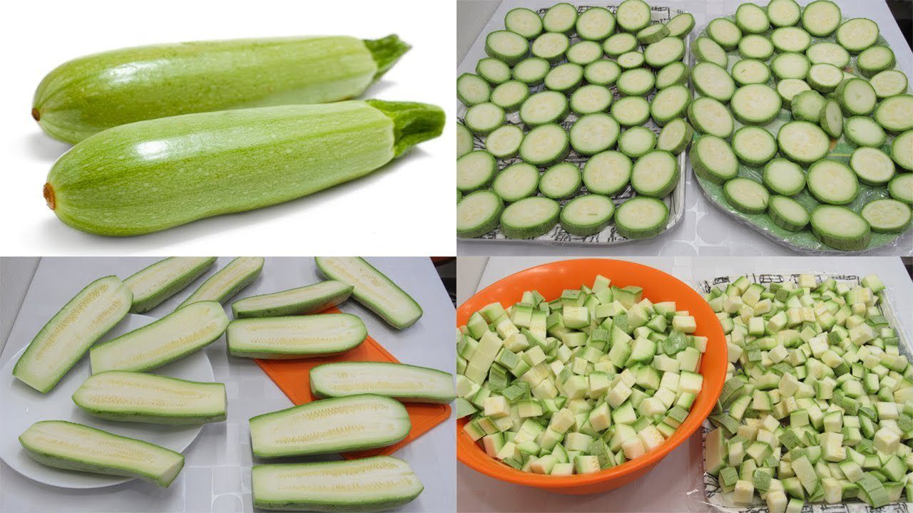 Рецепт заморожених кабачків