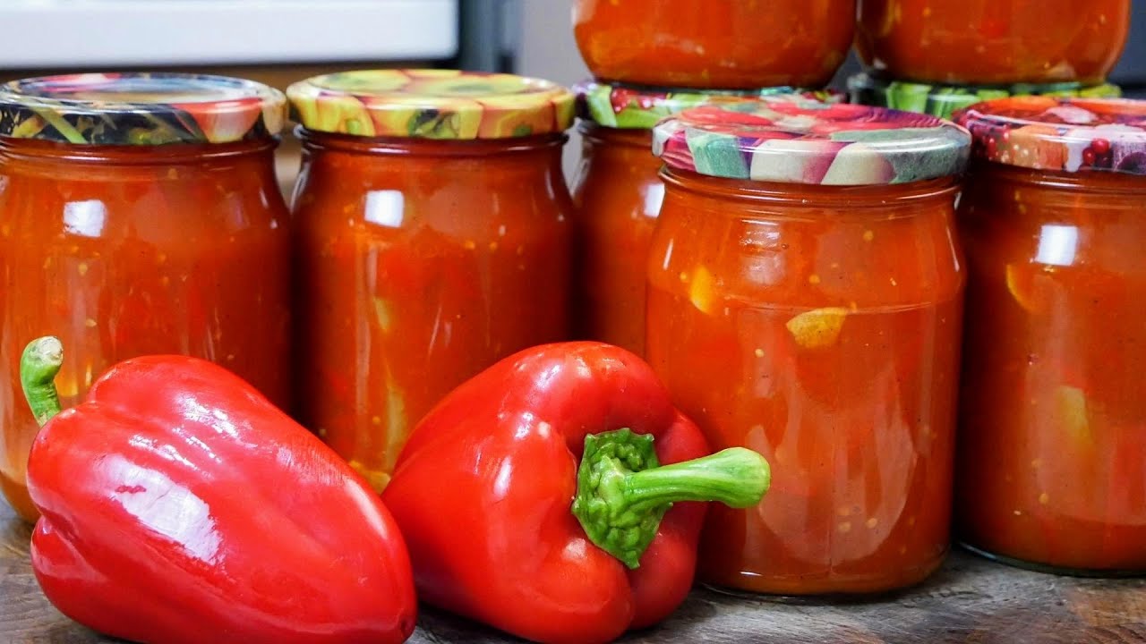 Рецепт зимового салату лечо