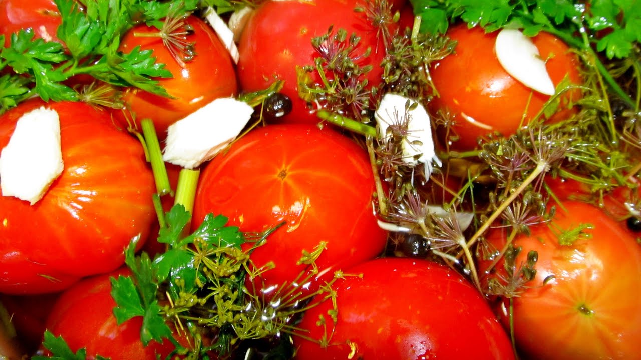 Рецепт помідорів за бабусиним рецептом