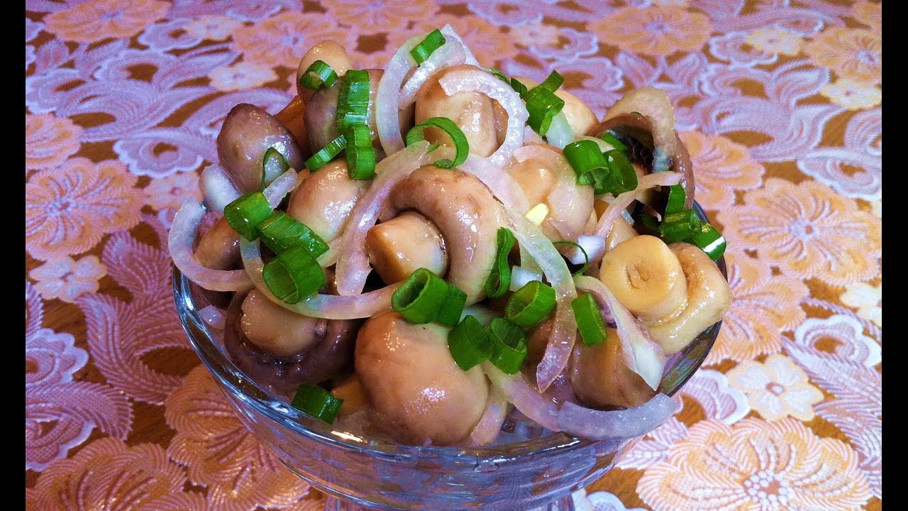 Рецепт маринованих печериць