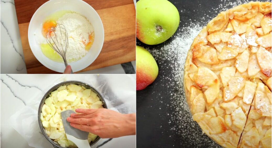 Багато яблук, мало цукру та борошна: цей пиріг діти розбирають зі швидкістю блискавки 