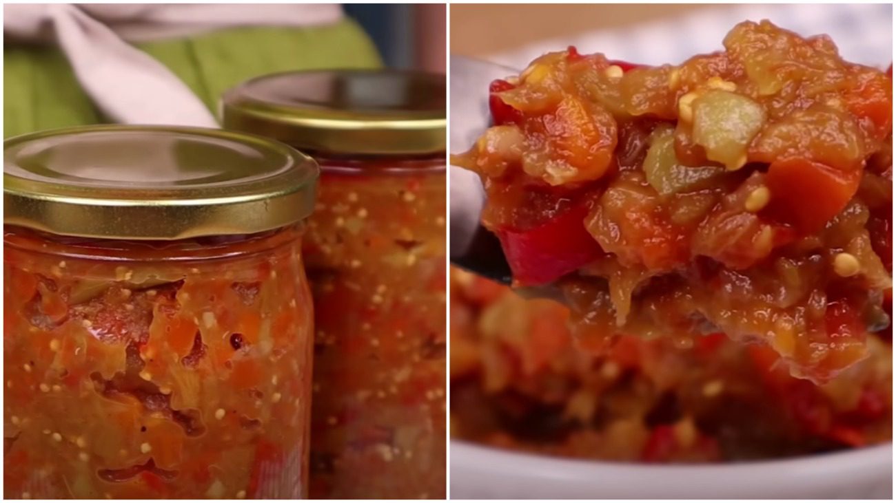 Кулінарка дала рецепт закрутки з кабачків та баклажанів