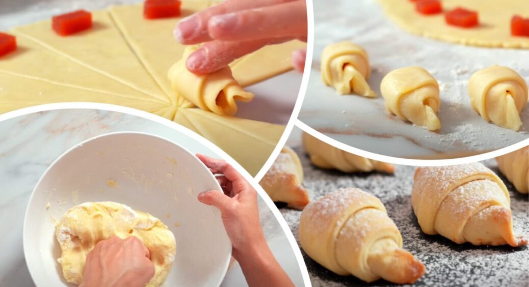 Приготувала 32 шт і всі з’їли за 10 хвилин. Готую смачні рогалики до чаю – швидко та дешево 