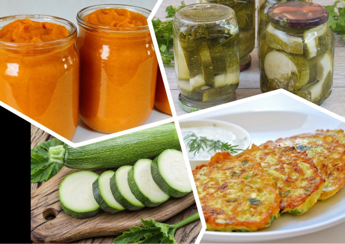 Найпростіші заготовки кабачків на зиму