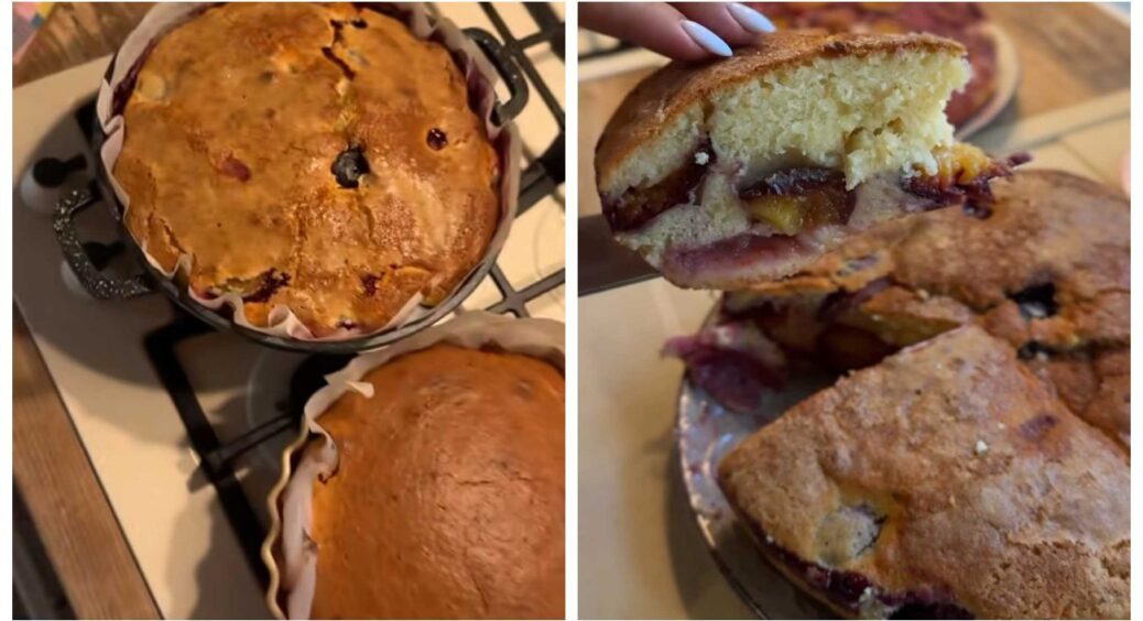 Сливовий пиріг на швидку “руку”: змішати, розрізати й запікати 40-45 хвилин у духовці 