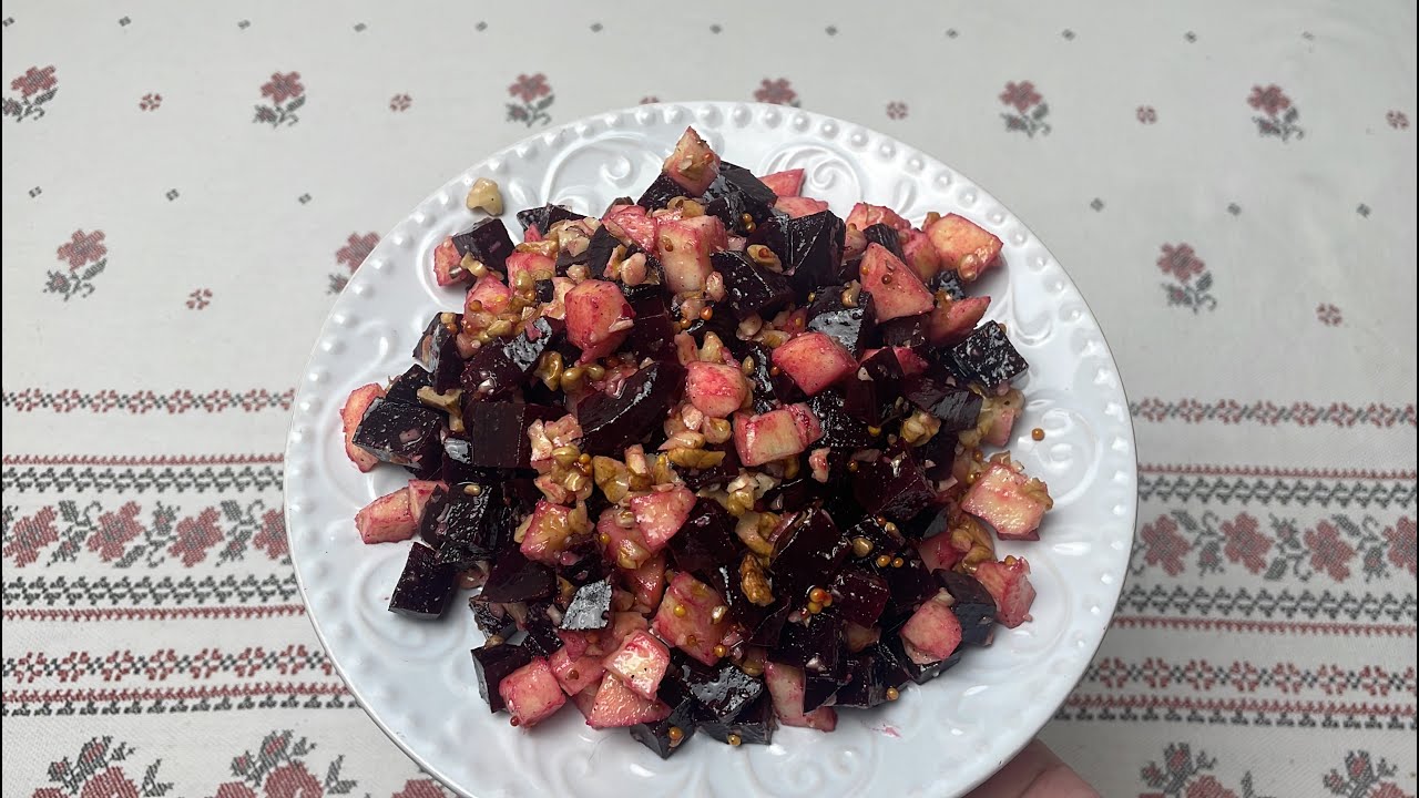 Простий рецепт салату з буряком