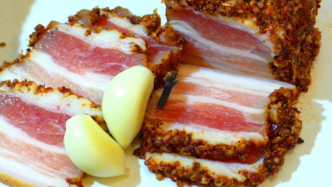 Рецепт маринованого сала