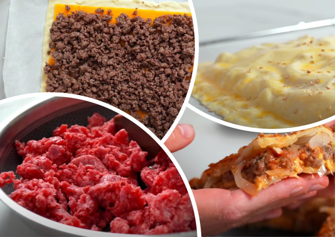 Кулінарка дала рецепт незвичайного пирога з листкового тіста та фаршу