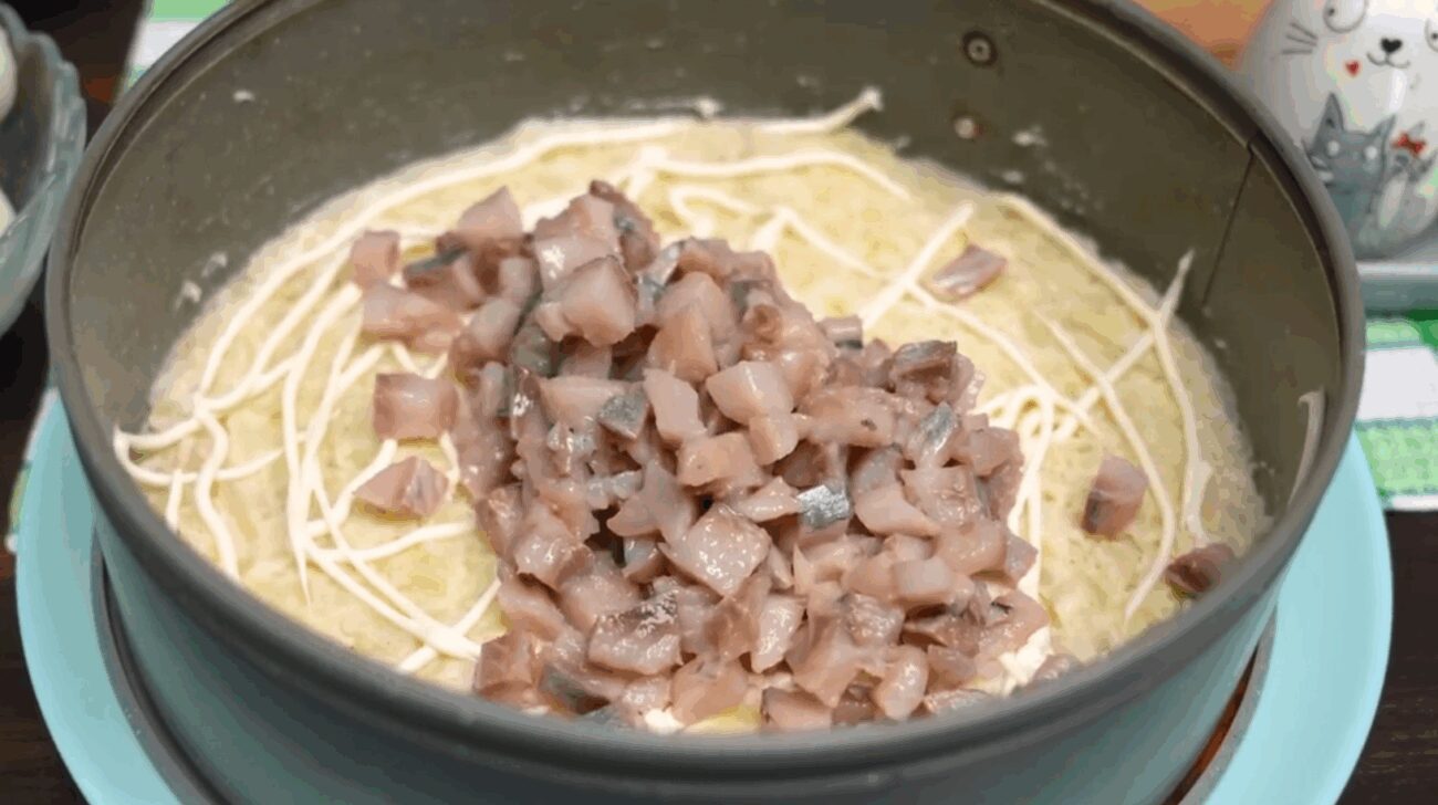 Рецепт смачного і ніжного салату з оселедцем без буряка