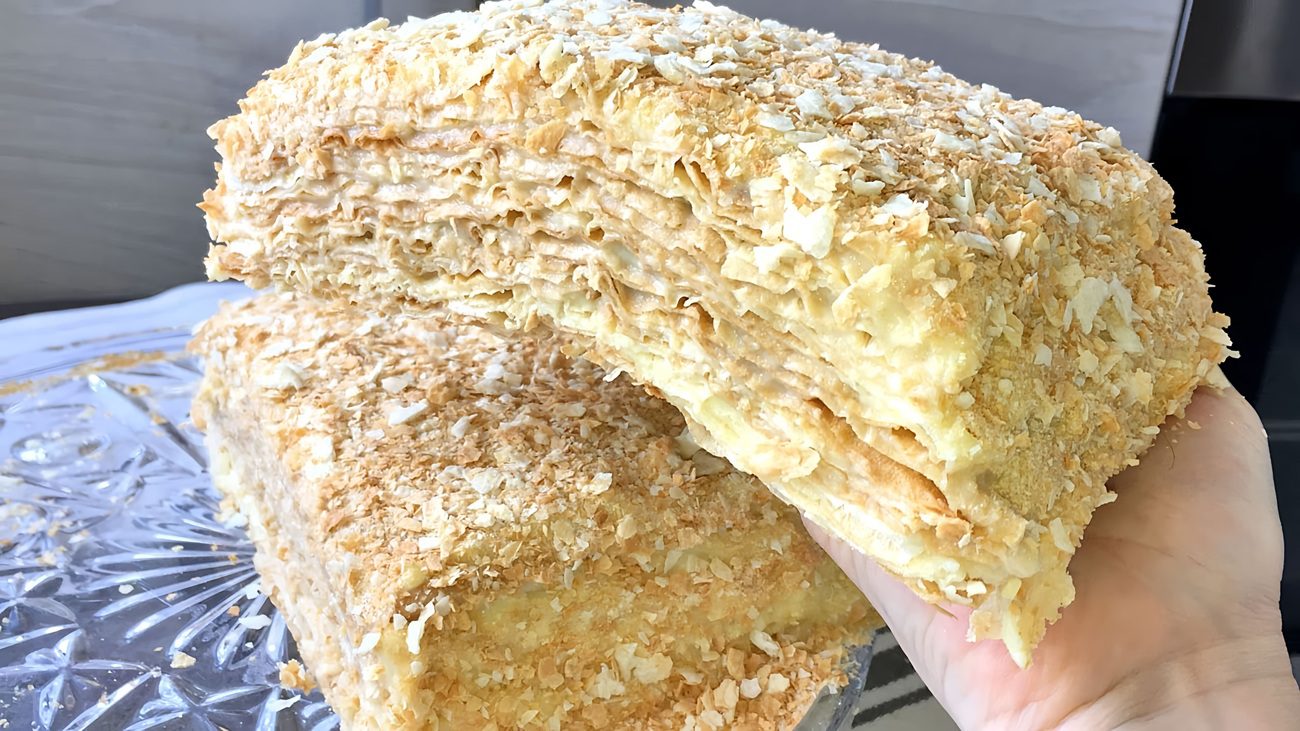 Рецепт смачного торта Наполеон без випічки за 15 хвилин