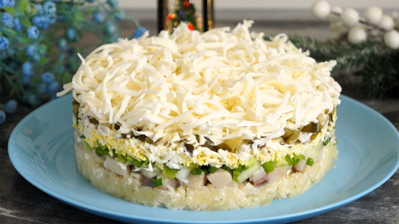 Рецепт салату Оселедець під снігом