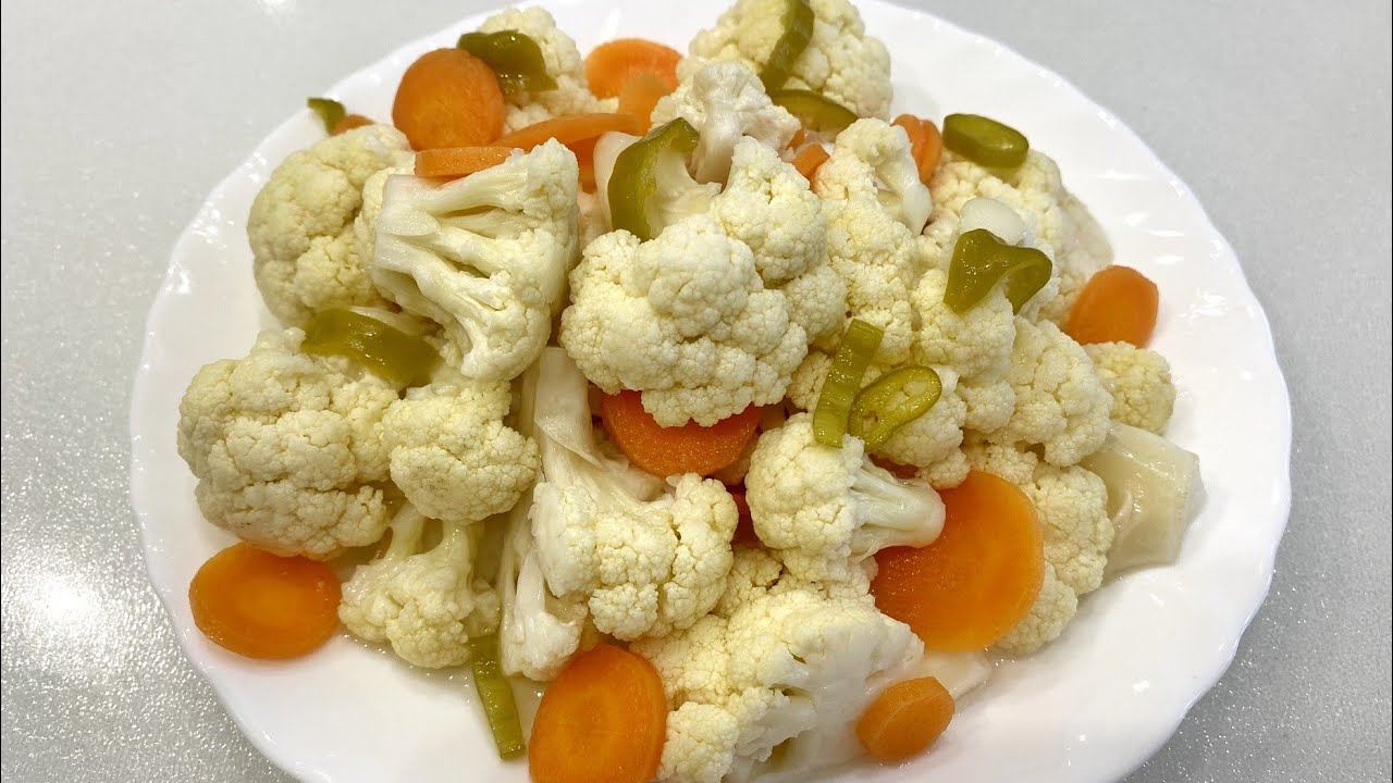 Рецепт маринованої цвітної капусти