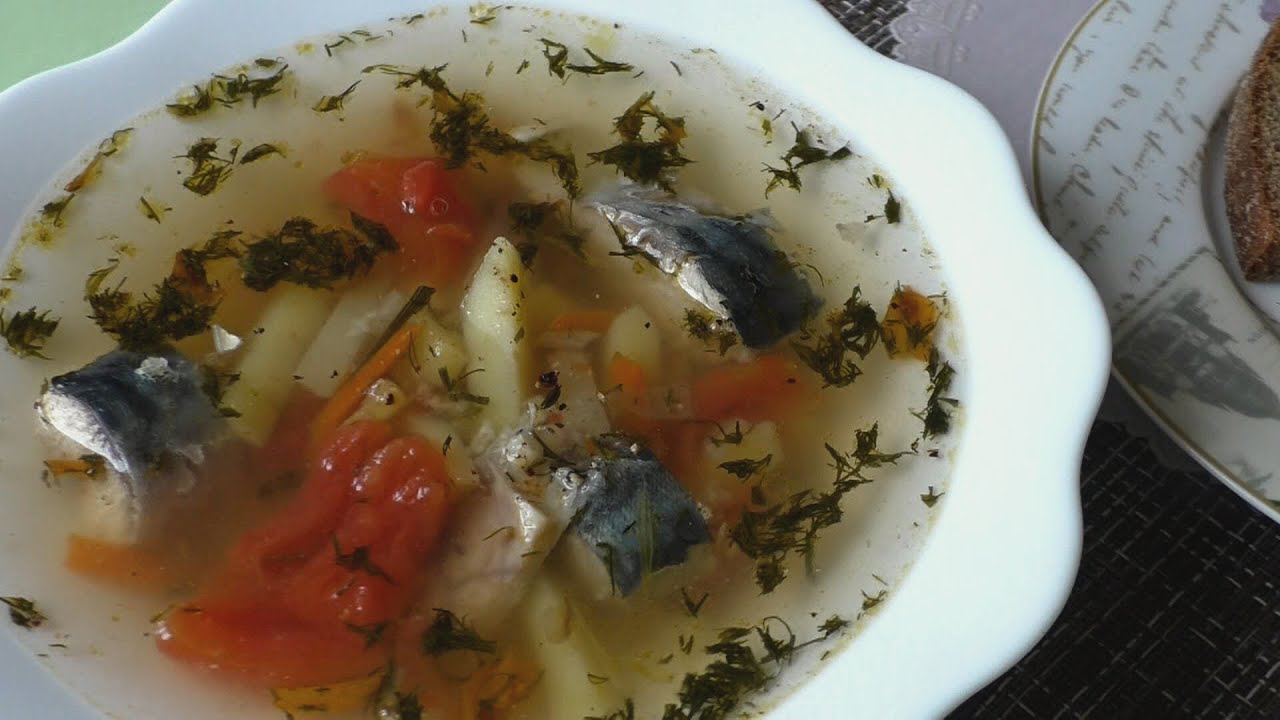 Рецепт юшки зі скумбрією