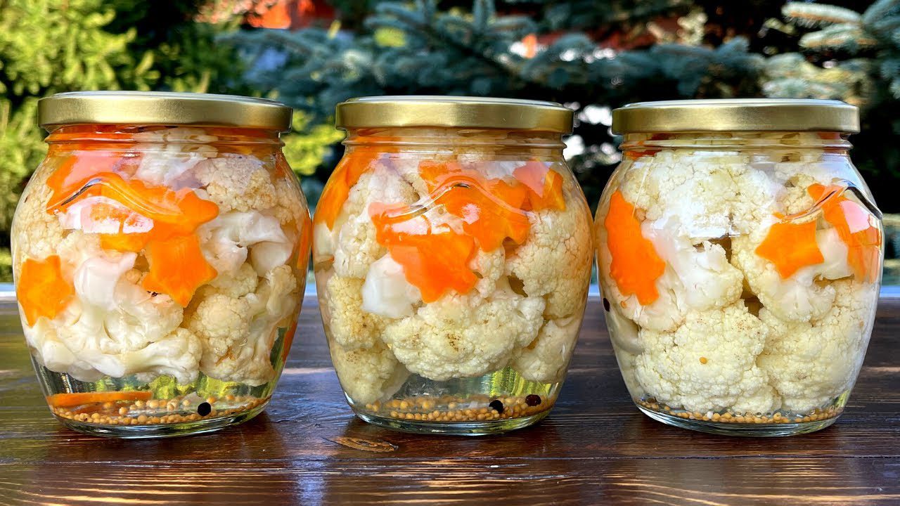 Рецепт маринованої цвітної капусти на зиму