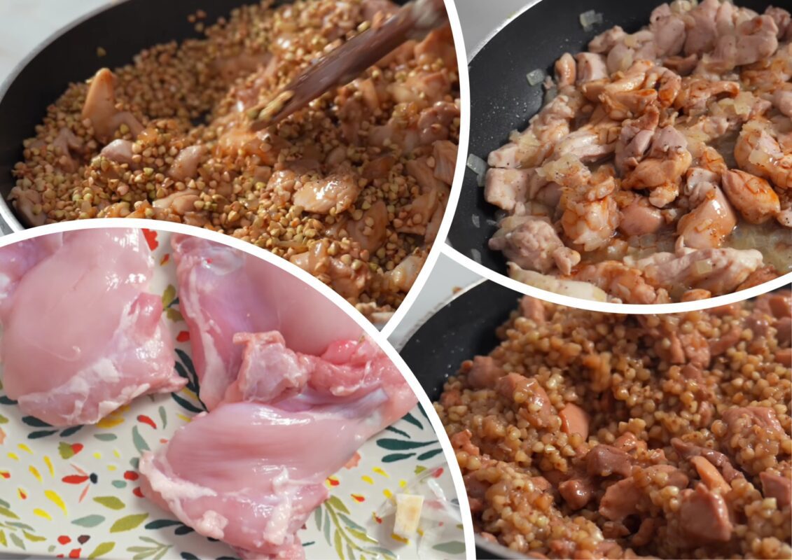 Рецепт смачної та недорогої вечері для великої родини з гречки та курки