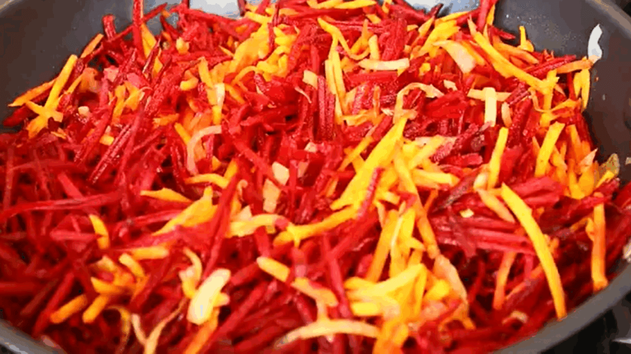 Рецепт смачного і соковитого бурякового соте