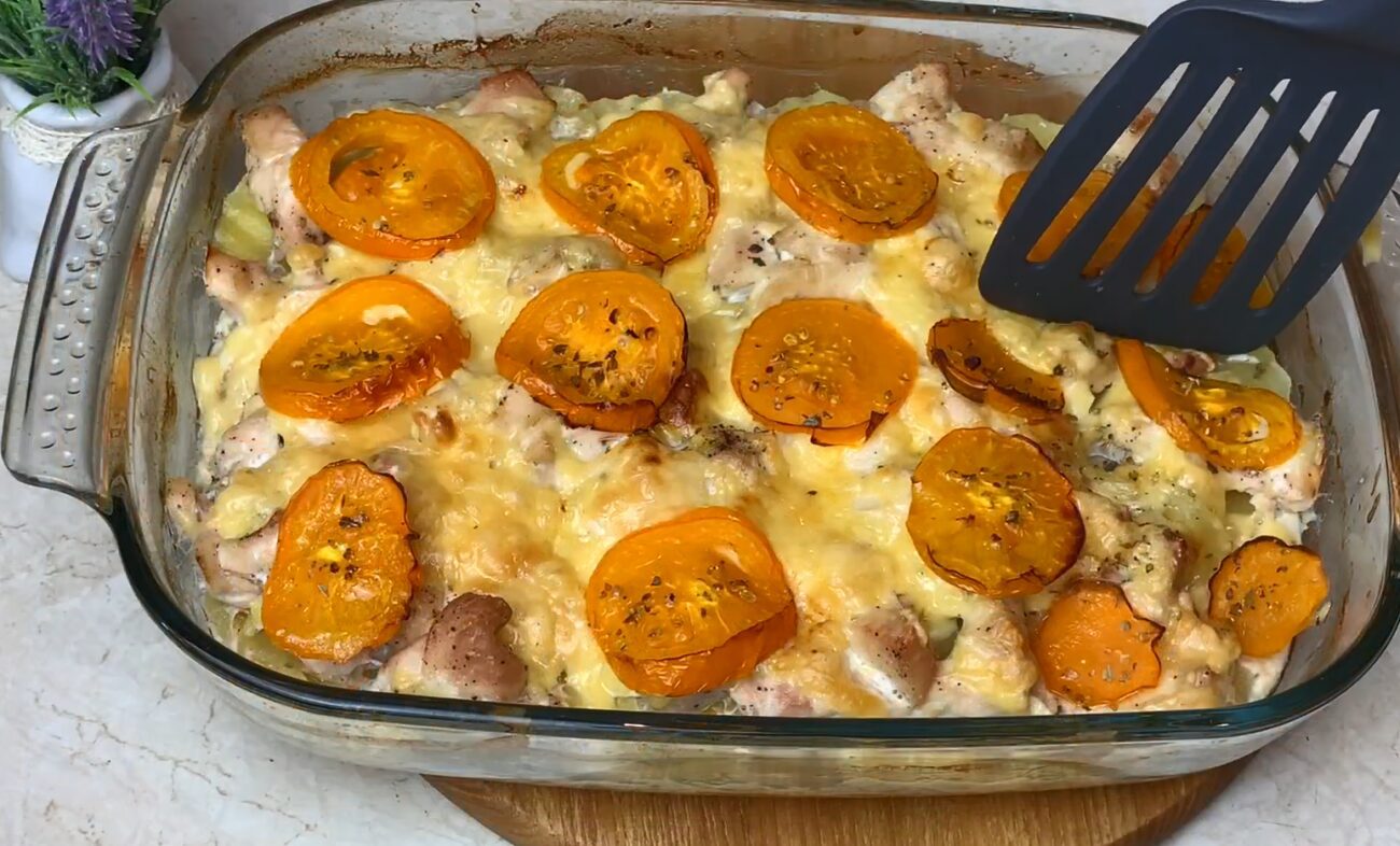 Рецепт смачної і ситної вечері в духовці за 30 хвилин