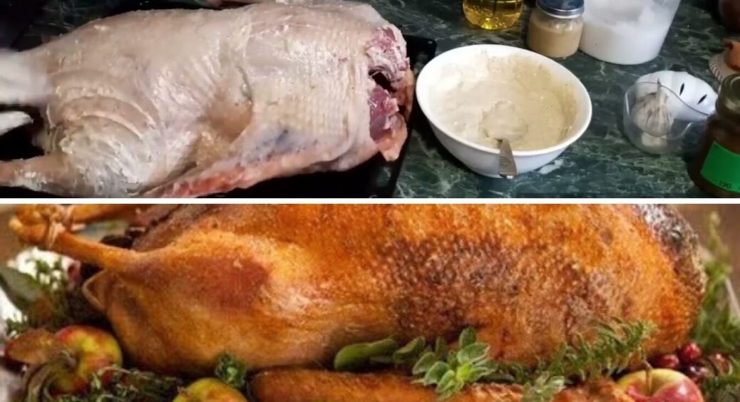 Гуска з яблуками буде м’якою, як масло: замочую птицю у цьому розсолі на 1 ніч перед Різдвом 