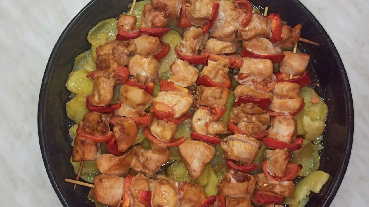 Рецепт курячих шашличків на Новий рік