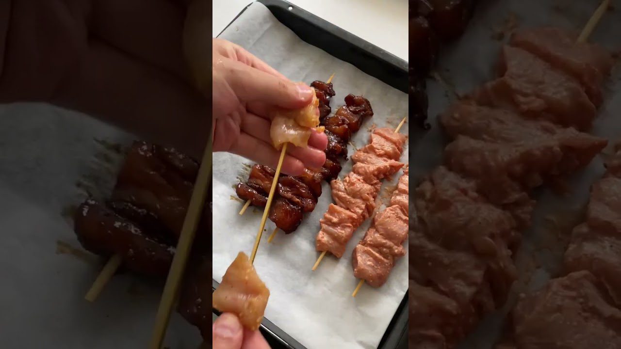 Рецепт курячих шашличків на новорічний стіл