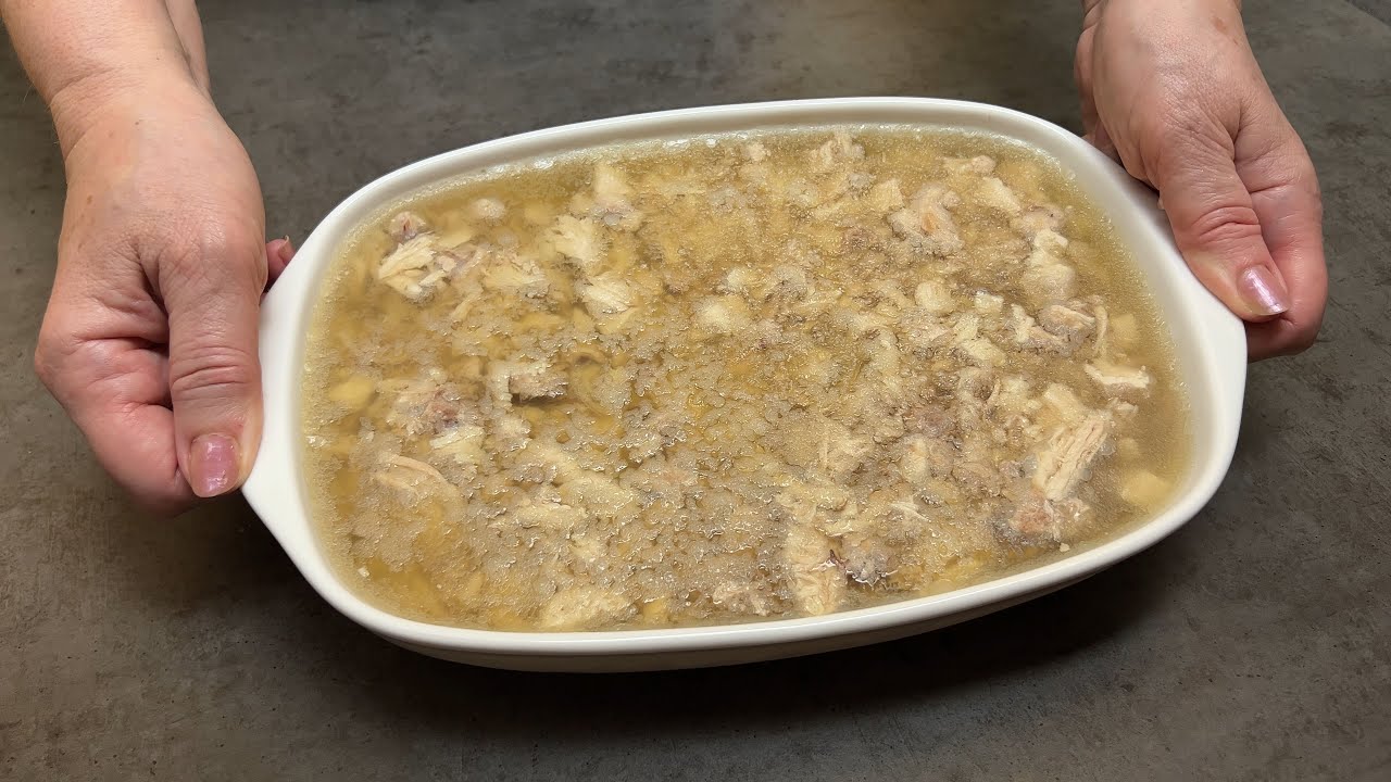 Рецепт домашнього холодцю з магазинної курки