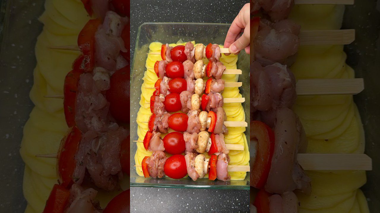 Рецепт курячих шашличків на Новий рік