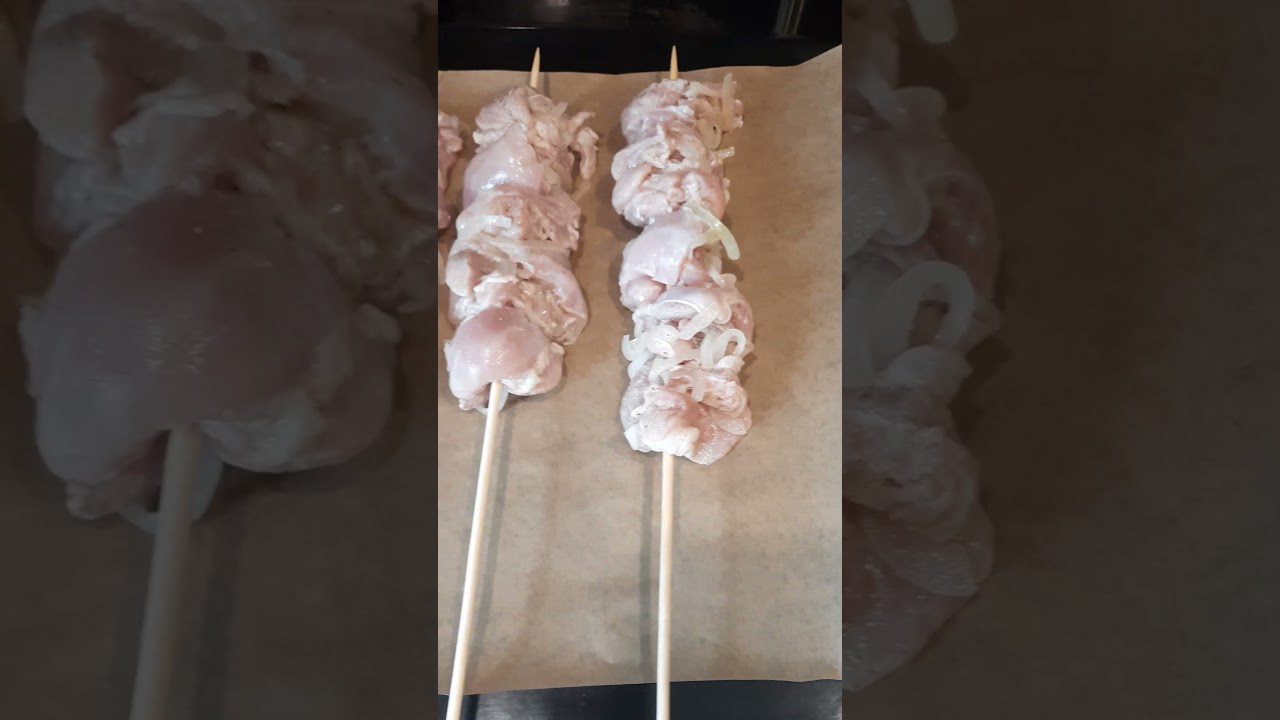 Рецепт курячих шашличків на Новий рік