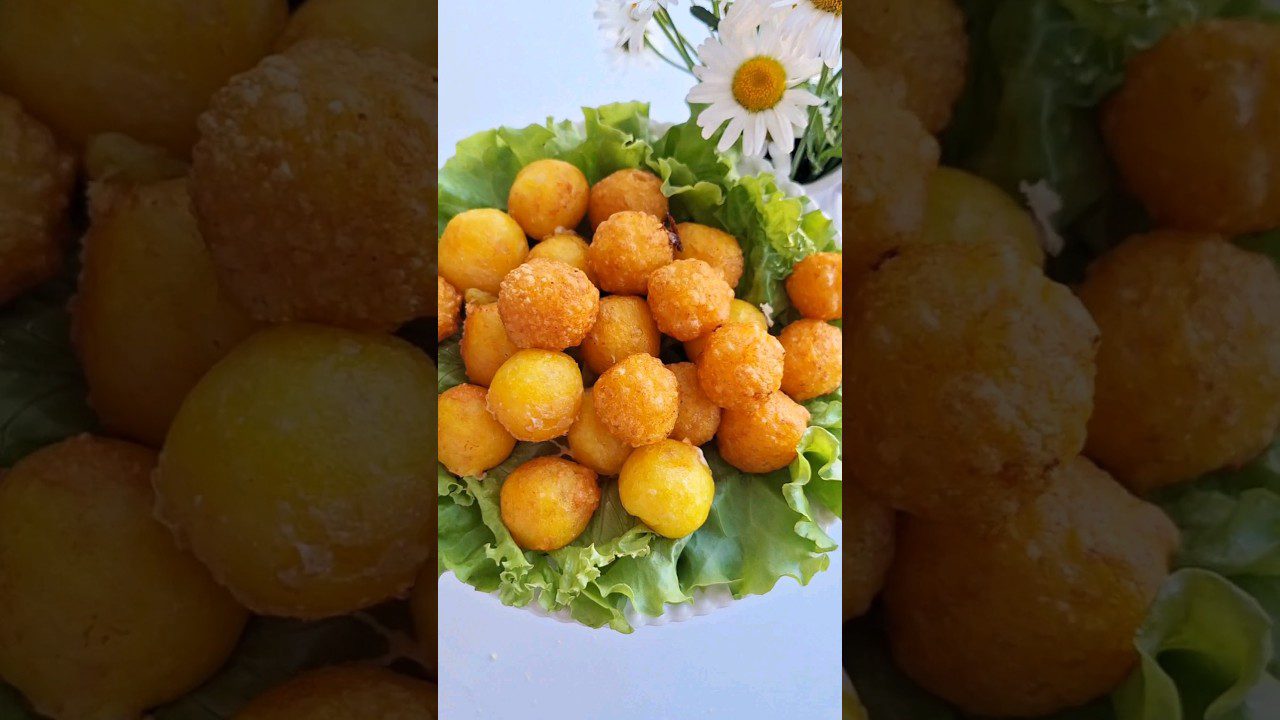 Рецепт картопляних кульок із сирною начинкою