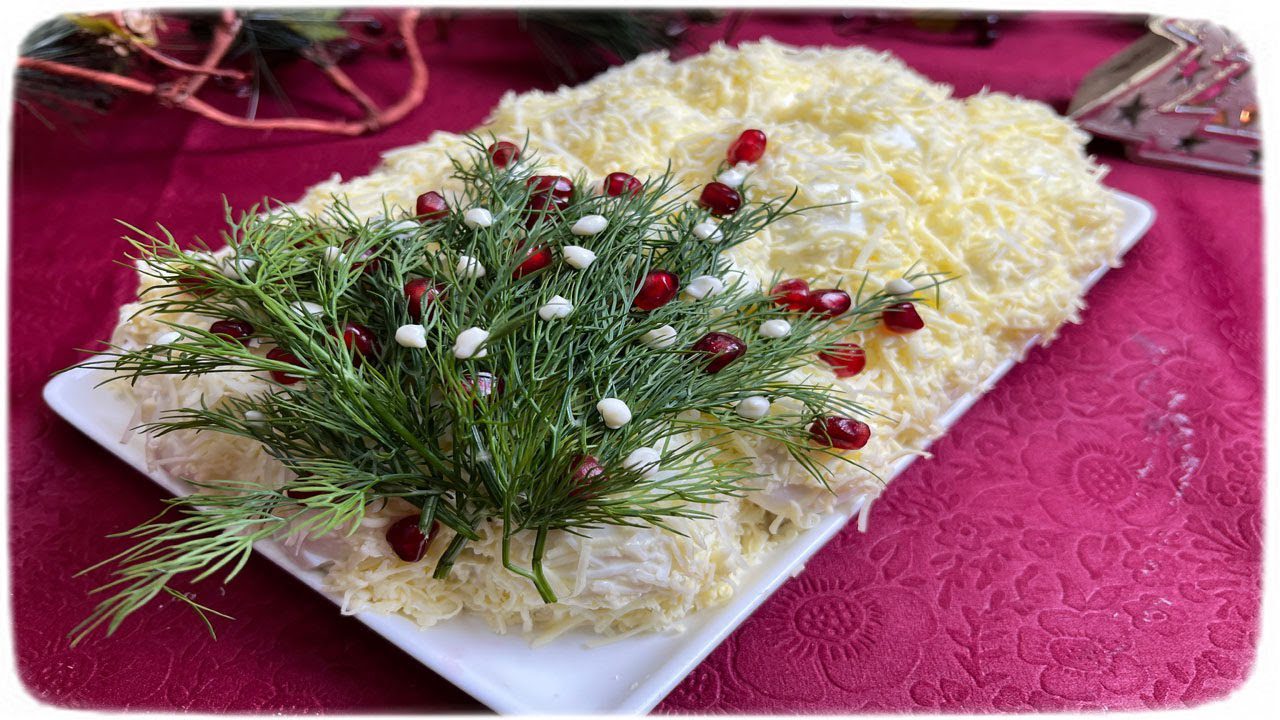 Салат Сугроб на новорічний стіл