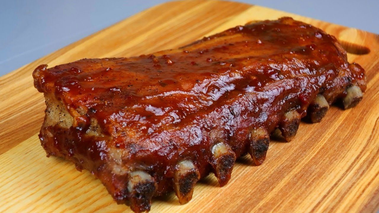 Рецепт свинячих реберець в маринаді