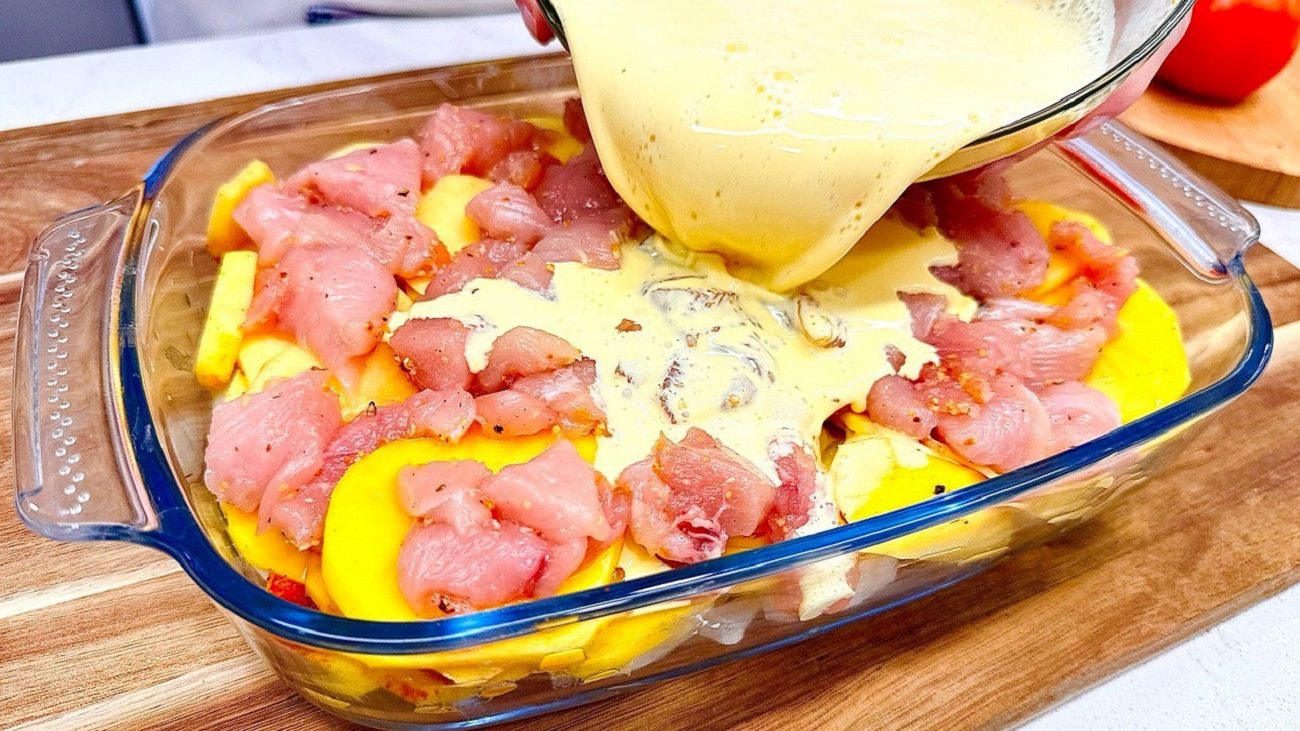 Рецепт смачної і ситної вечері в духовці за 30 хвилин