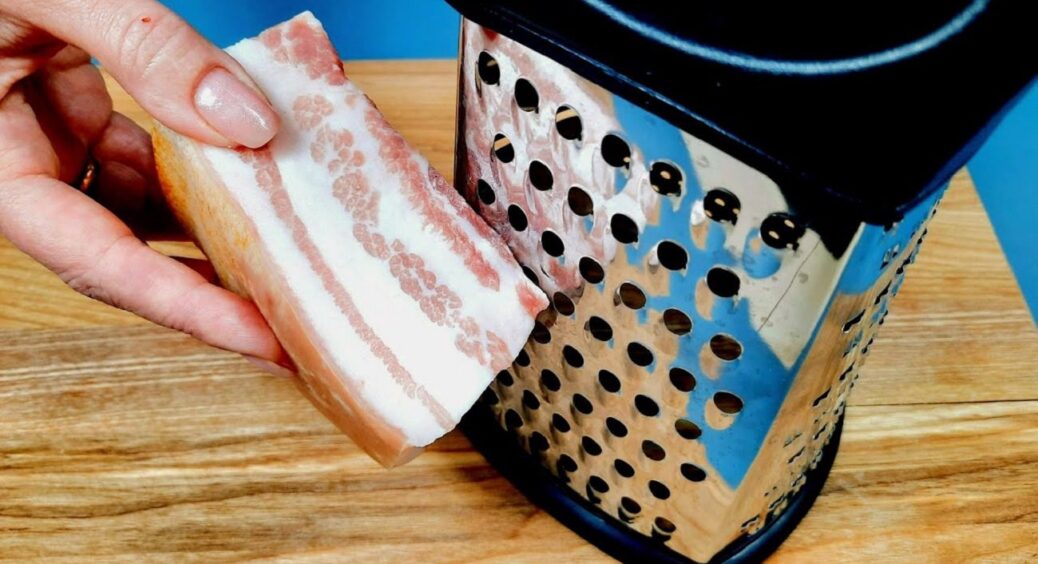 Буженина і поруч не стояла! Цей 1 рецепт — просто скарб: просто натерла сало на тертці 