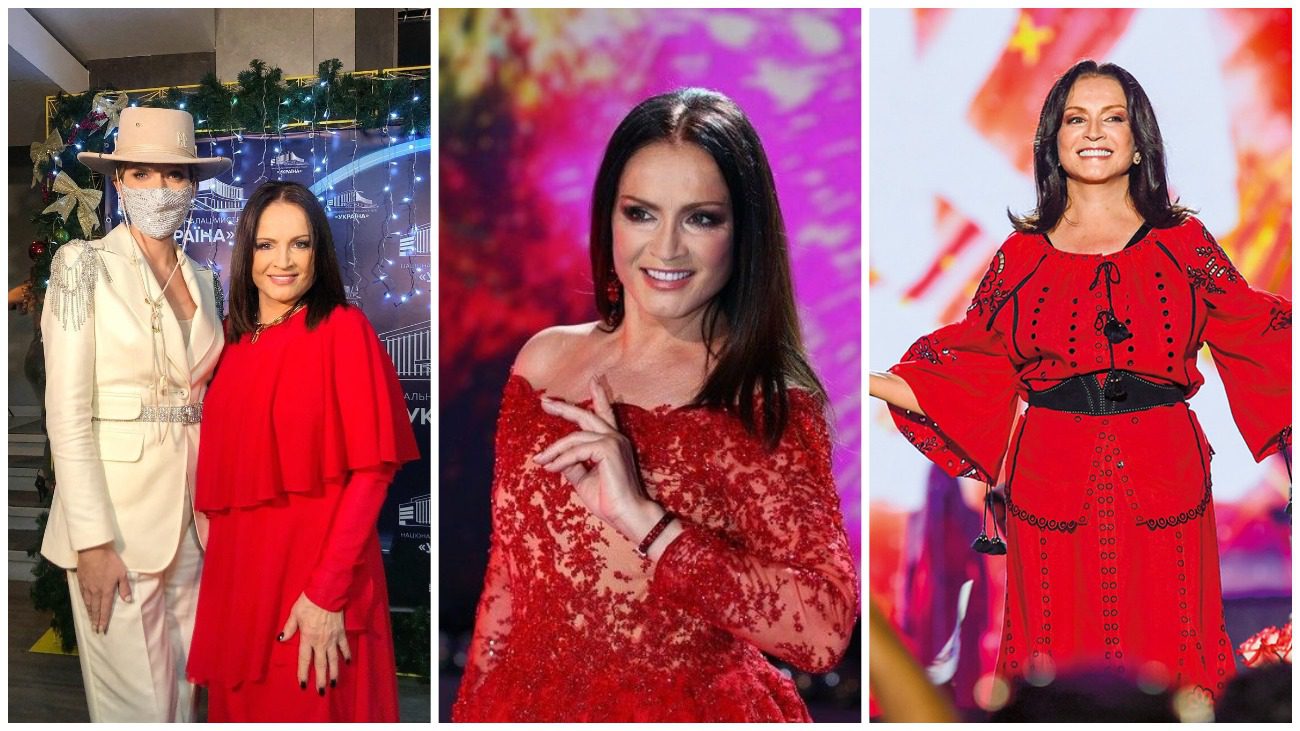 Українські зірки показали свої ефектні червоні сукні