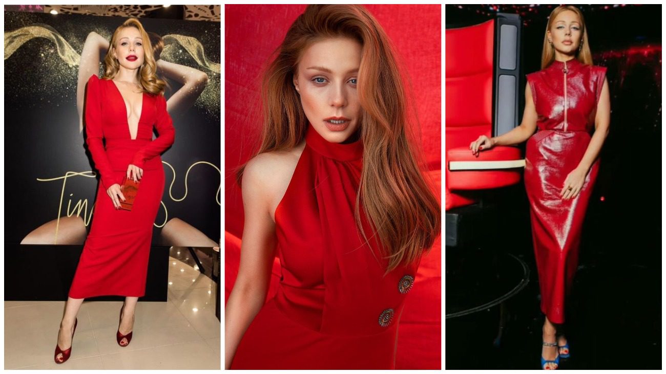 Українські зірки показали свої ефектні червоні сукні
