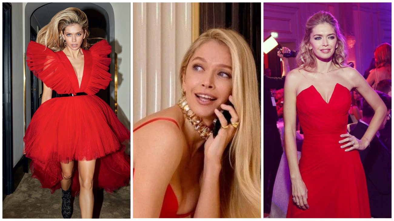 Українські зірки показали свої ефектні червоні сукні