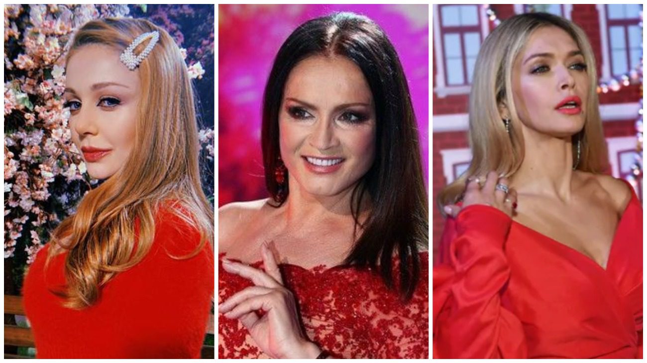 Українські зірки показали свої ефектні червоні сукні