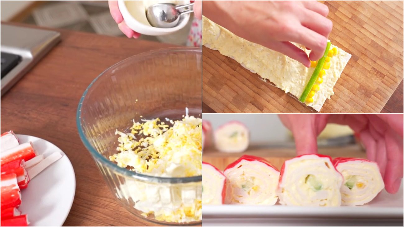 Рецепт нової супер закуски з крабових паличок на Новий рік