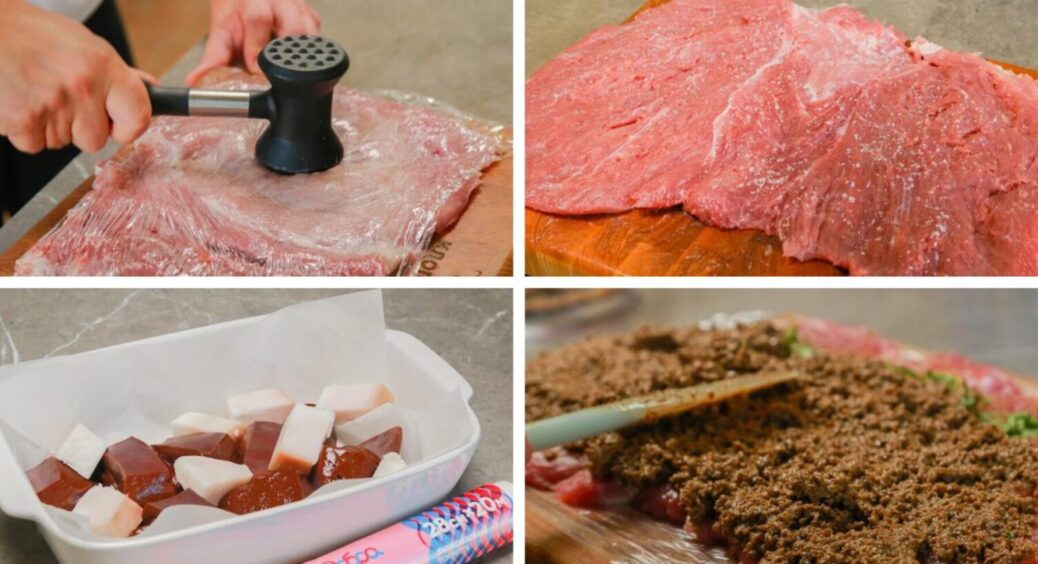 Можна їсти гарячим і холодним. Як приготувати ніжний рулет зі свинини та печінки: краще рульки 