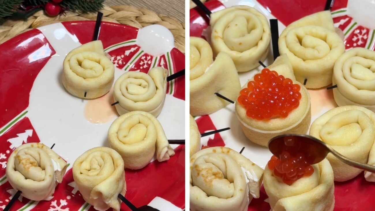 Кулінари поділились рецептом ніжної закуски з млинців і червоної ікри Кулінари поділились рецептом ніжної закуски з млинців і червоної ікри